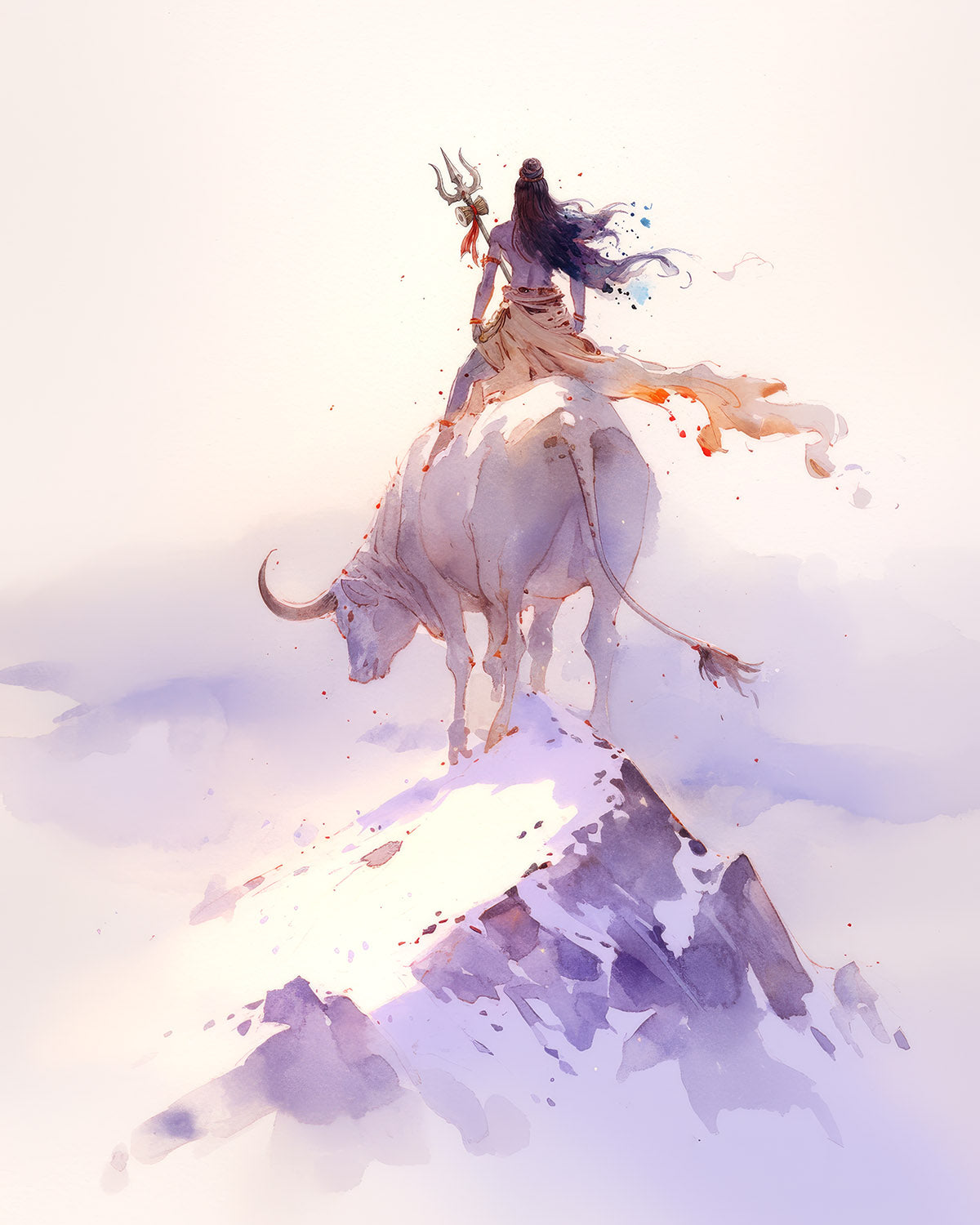 Śambhu — Silence on Kailāsa — AWEDICT fine-art print