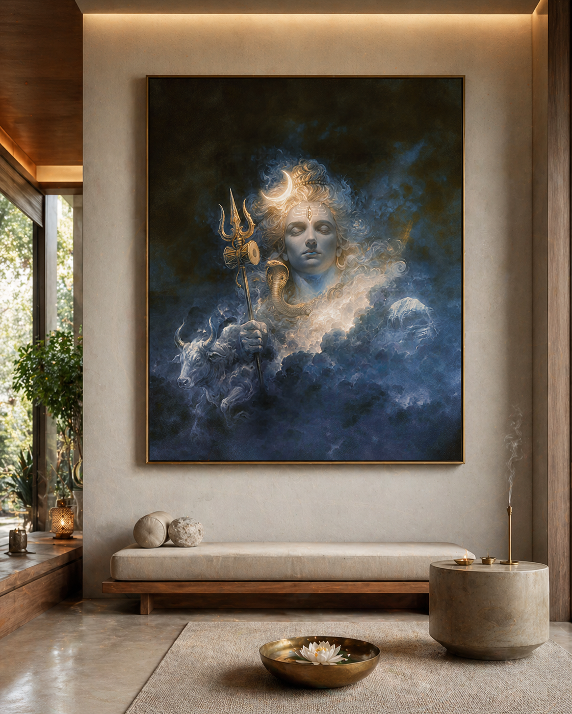 Śambhu — The Auspicious One (I) — framed print preview — AWEDICT