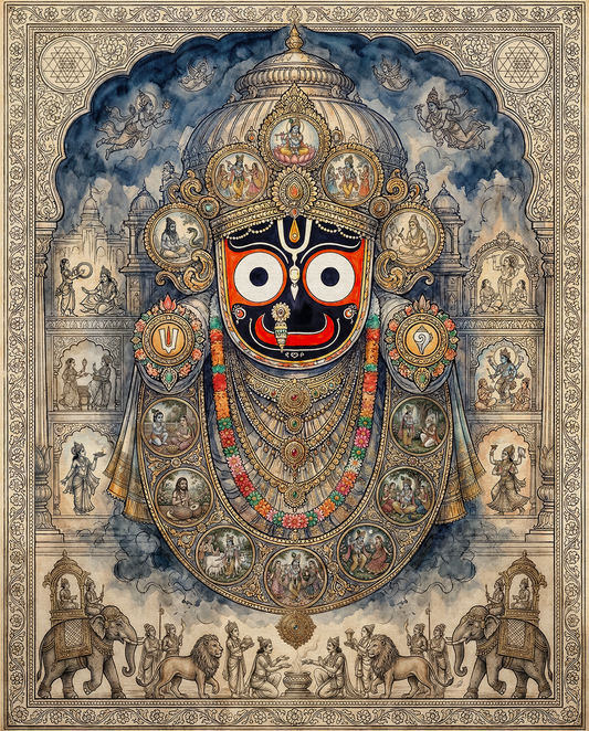 Lord Jagannath — Sovereign of Puri — AWEDICT fine-art print