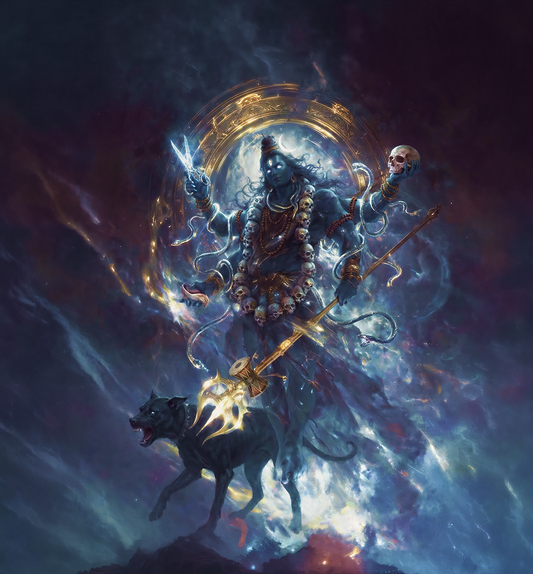 Mahakala Bhairava — The Annihilator of Time — AWEDICT fine-art print