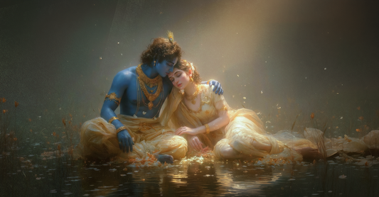 Radha-Krishna — The Eternal Beloveds — AWEDICT fine-art print