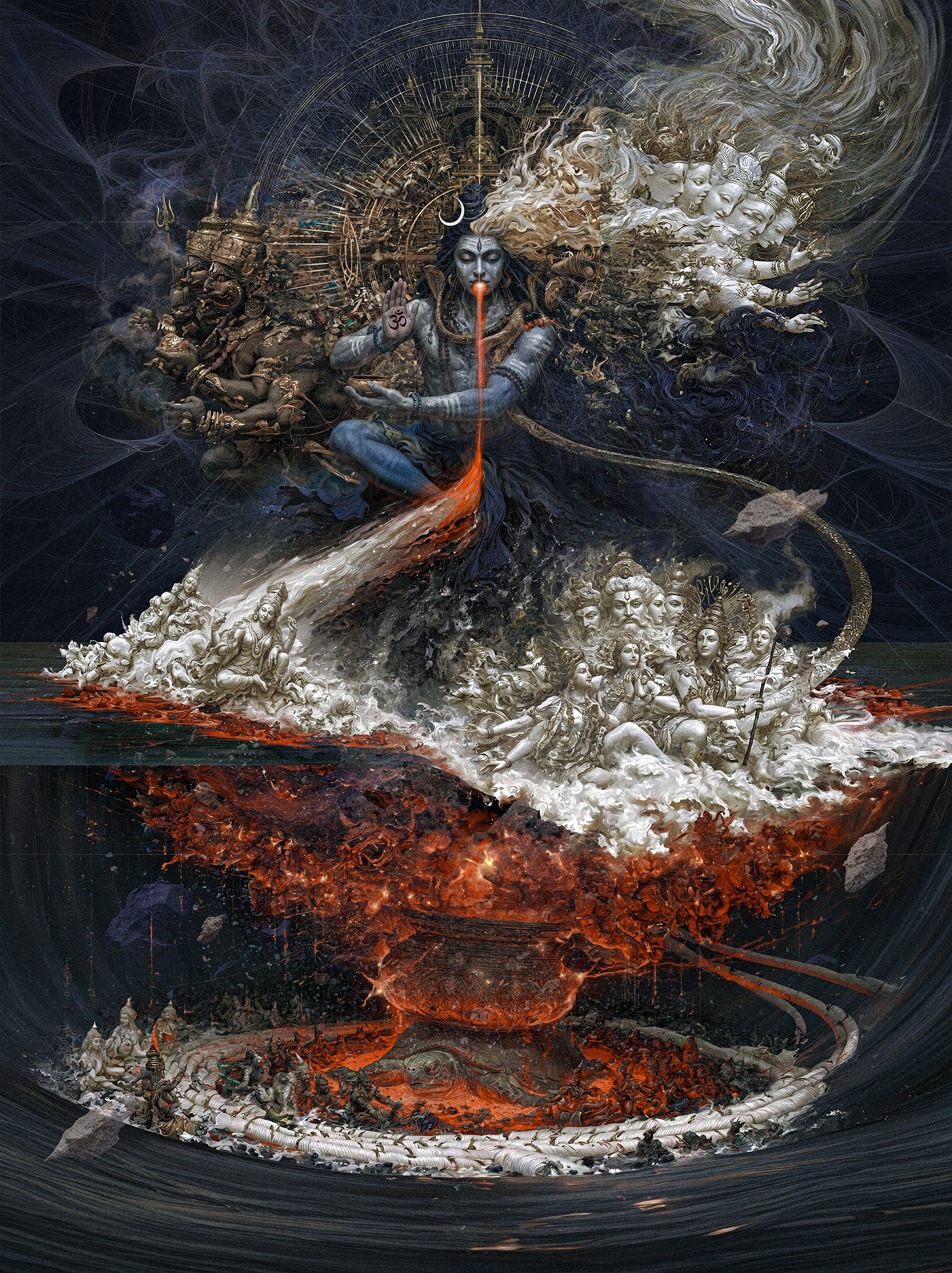 Nilakantha — He Who Drank the Poison — AWEDICT fine-art print