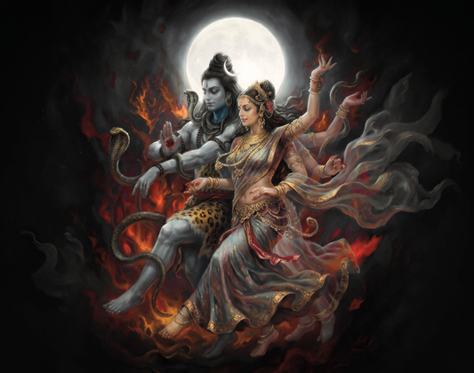 Ardhanarisvara — The Indivisible — AWEDICT fine-art print
