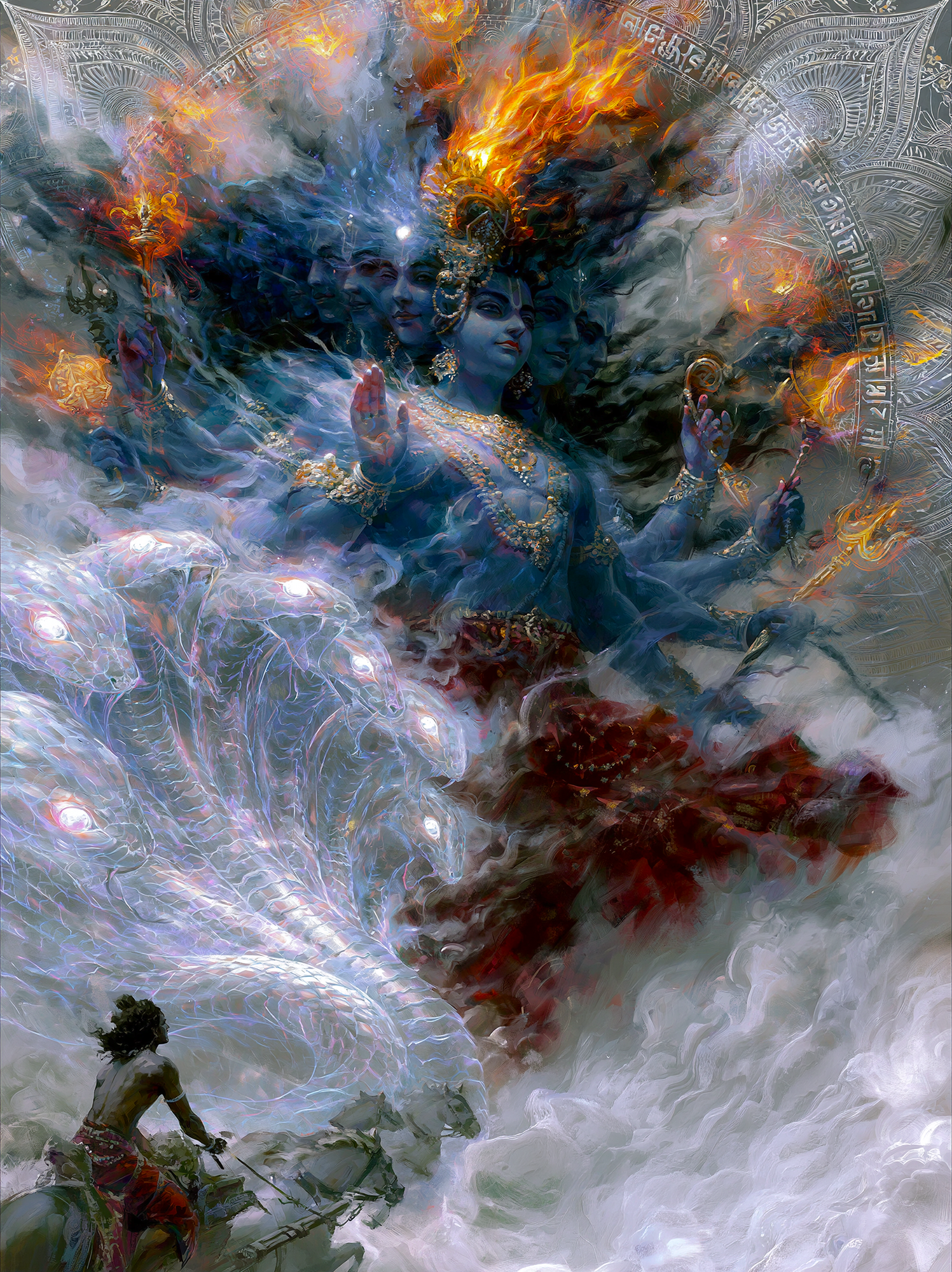 Vishvarupa — The Vision at Kurukshetra — AWEDICT fine-art print