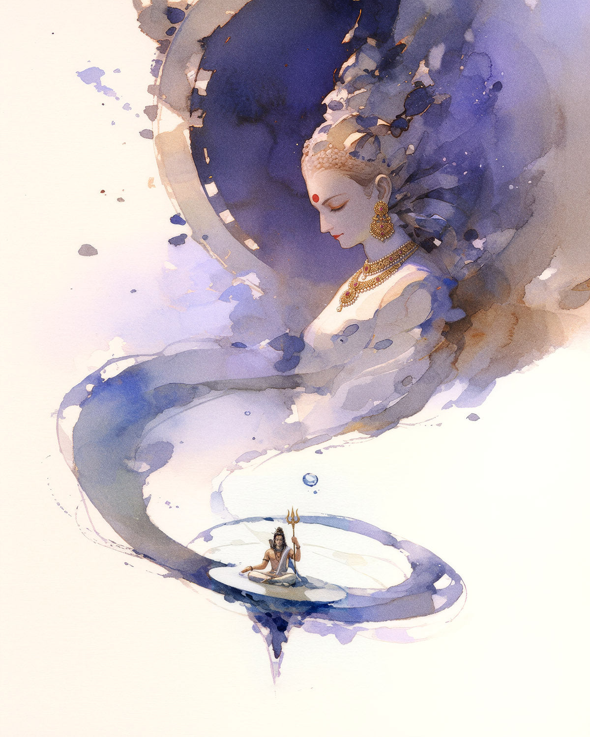 Among the Fish — AWEDICT fine-art print