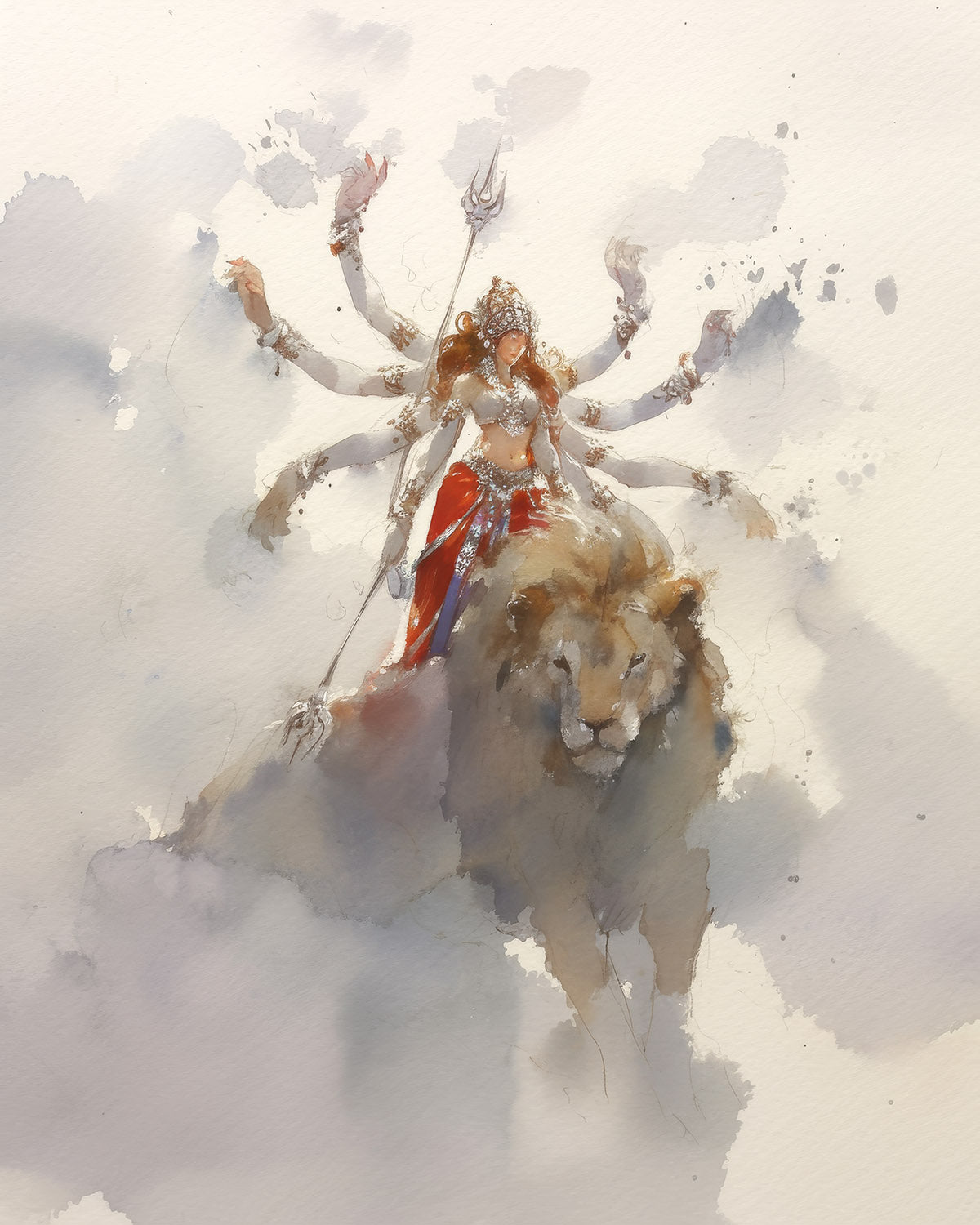 Bhairavī — Tigress of the Tide — AWEDICT fine-art print