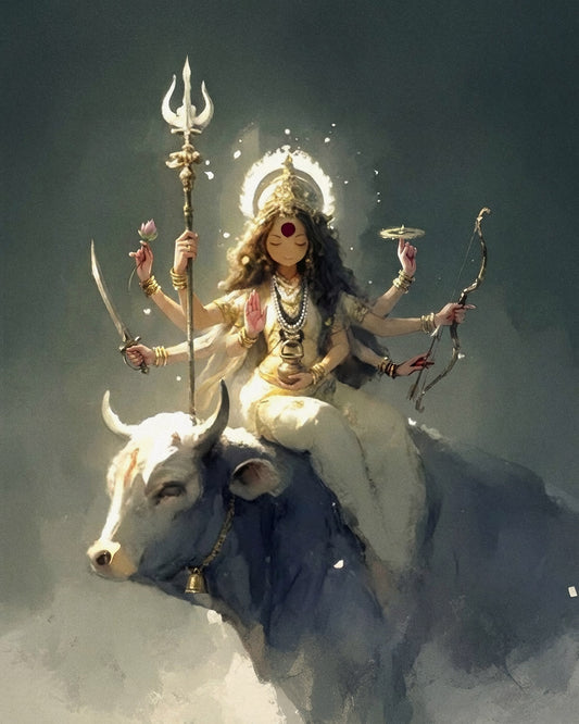 Devī at Daybreak — AWEDICT fine-art print