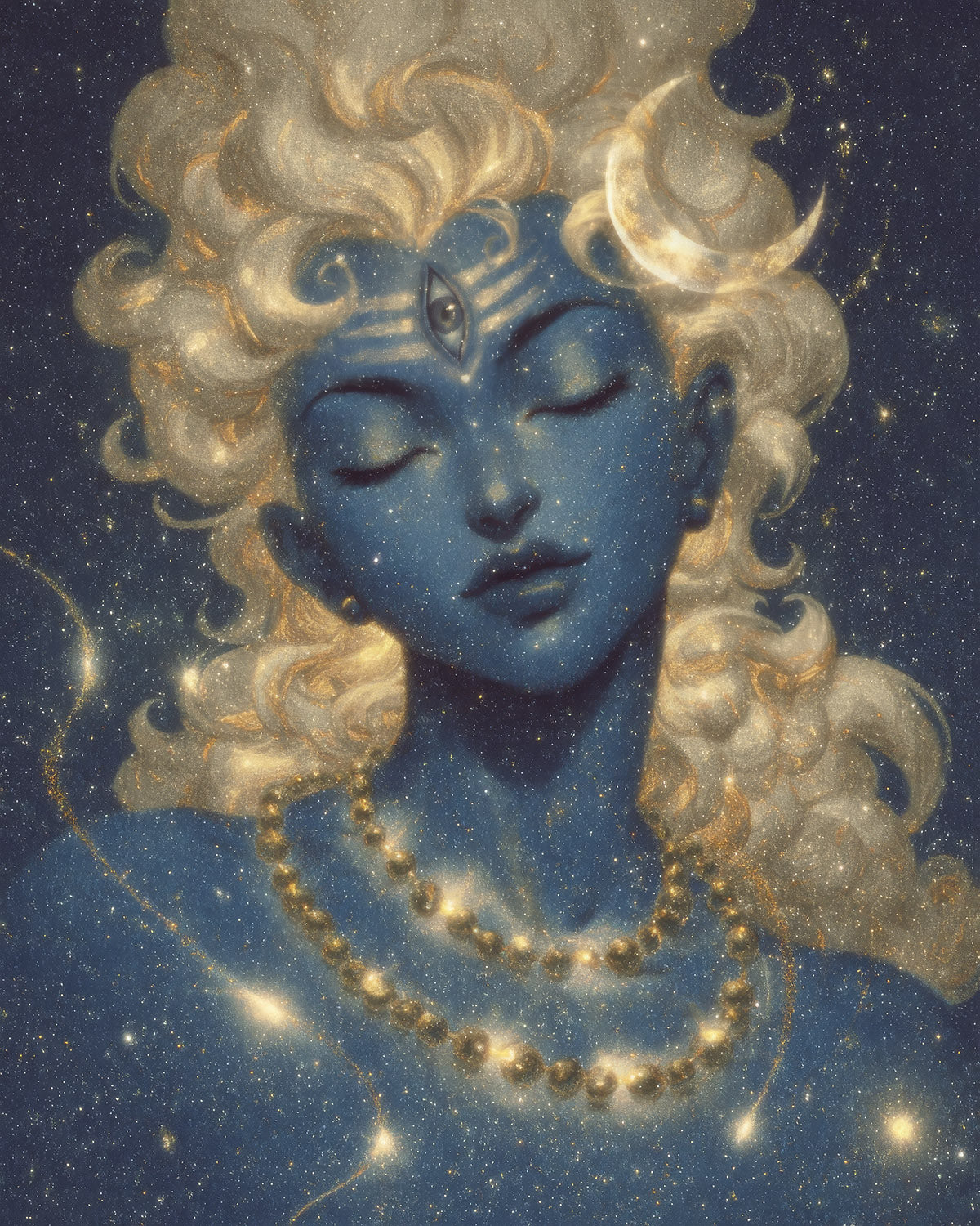 Mahādeva — At the Edge of Time — AWEDICT fine-art print