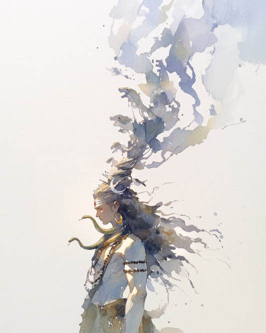 Paśupatinātha — The Light Within — AWEDICT fine-art print