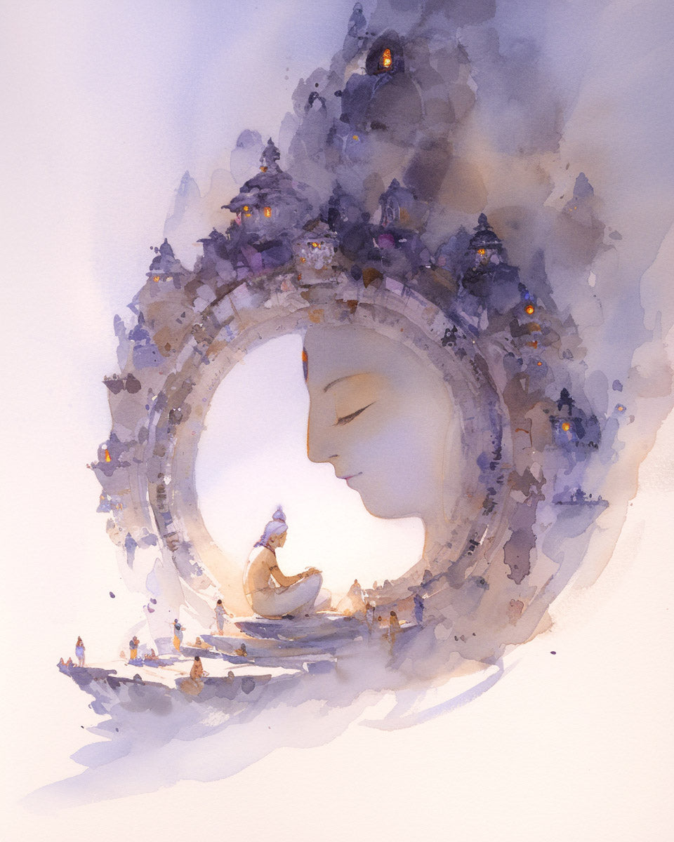 The Temples in the Profile — AWEDICT fine-art print