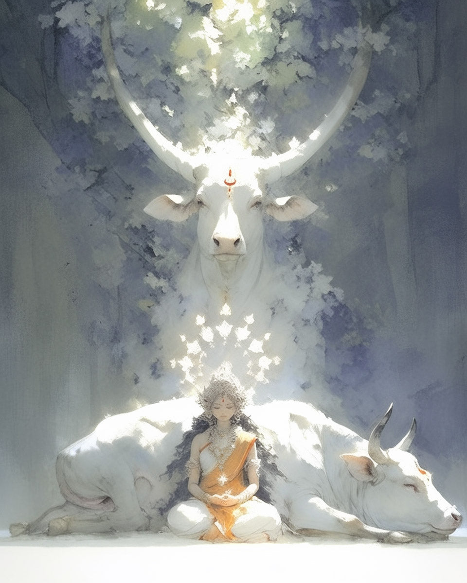 Under the Antlered Throne — AWEDICT fine-art print