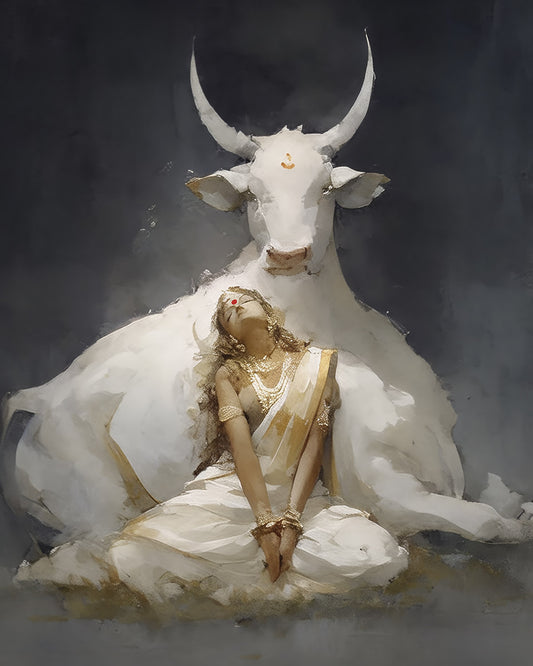 What the Bull Carries — AWEDICT fine-art print