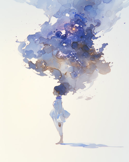 Where Form Becomes Mist — AWEDICT fine-art print